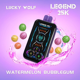 [5060521438008] Vaper Vapeador Electronico Lucky Wolf 25000 Puff (Chicle Sandia)