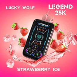 [5060521437896] Vaper Vapeador Electronico Lucky Wolf 25000 Puff (Frutilla)