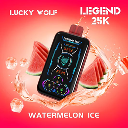 [5060521437889] Vaper Vapeador Electronico Lucky Wolf 25000 Puff (Sandia)