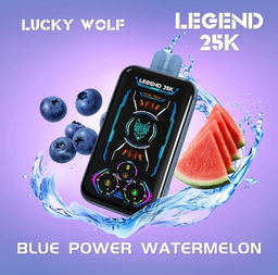 [5060521437926] Vaper Vapeador Electronico Lucky Wolf 25000 Puff (Arandano Sandia)