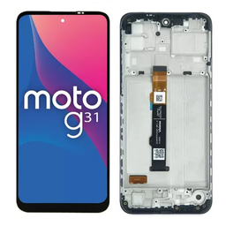 [302084] Modulo Motorola G31 con marco, buzzer, parlante, flex botones OLED (RN)