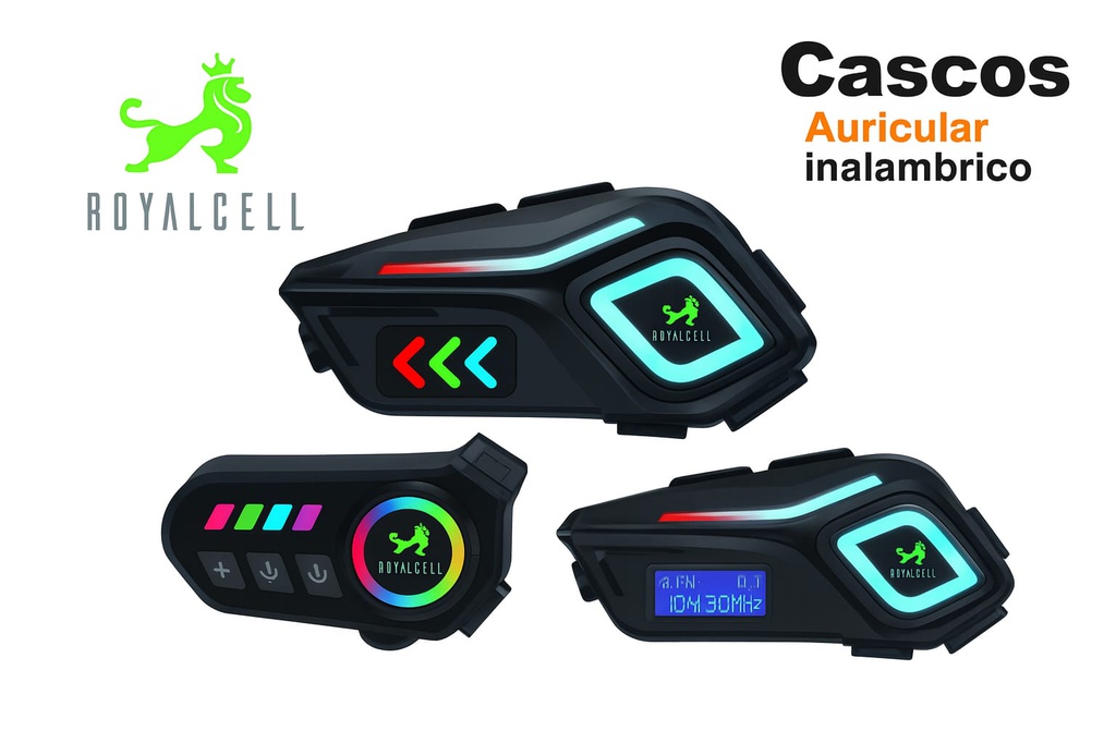 [7796350520260] Auricular para Casco Moto Bluetooth con Microfono FM RK06