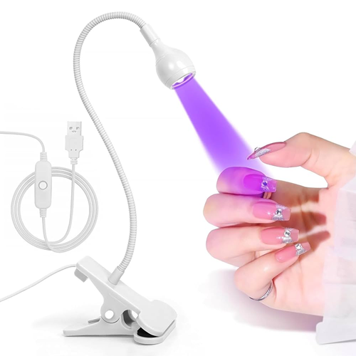 [6958710567891] Lampara Led UV Usb con Pinza 3W DH-85