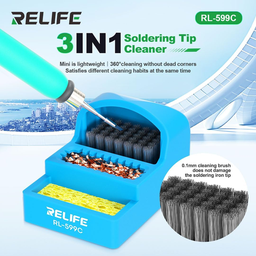 [6941590210551] Mini Limpiador para Soldador 3 en 1 Relife RL-599C