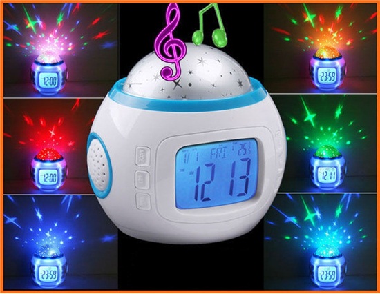 [6940881710385 1038] Reloj Despertador con Luz de noche y Musica UL-1038