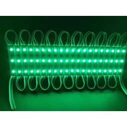 [500285] Modulo 3 Led 5630 Verde Exterior - Plancha por 20 unidades