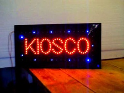 [500867 VS-01K] Cartel Led de Kiosco