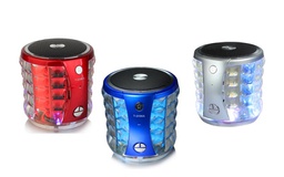 Parlante portatil bluetooth con luces T-2096A